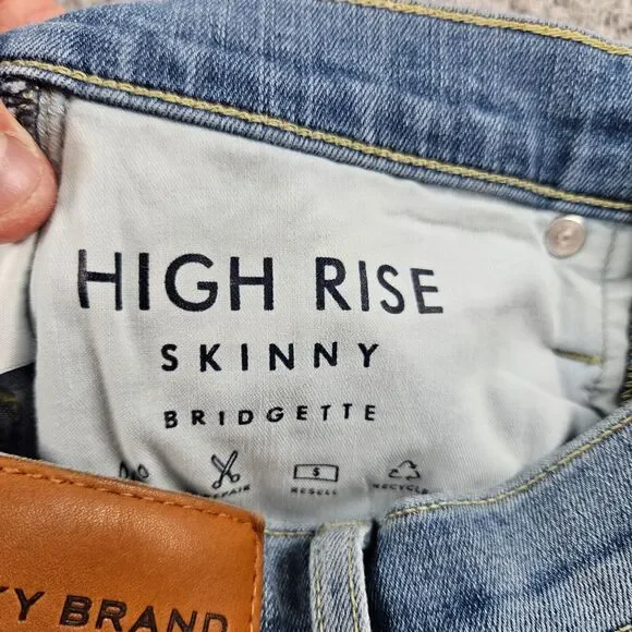 Lucky Brand Jeans Womens 26x29‎ Blue Bridgette High Rise Skinny Denim Light Wash - Picture 9 of 16